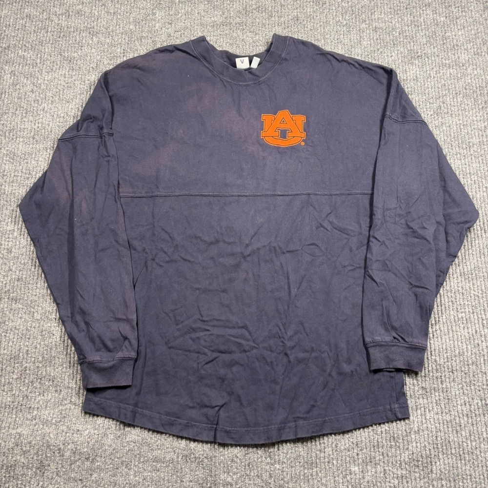 Venley Auburn Tigers Shirt Mens L Bodda Getta Rah Rah Rah Long Sleeve Navy Blue